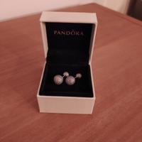 Pandora incastonati orecchini gocce 290737cz
