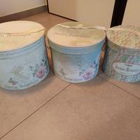  scatole da arredo shabby 