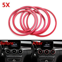 MERCEDES Classe A B CLA GLA 5x Anelli Rossi Sfiati