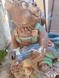 scoiattolo e delfino per fontana