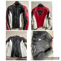 Giacca moto pelle donna Dainese