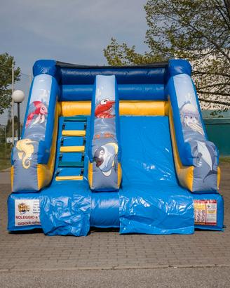 Blu Mare - Scivolo Gonfiabile per Bambini