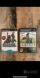 METAL GEAR SOLID 2 e 3 “ condizioni perfette”