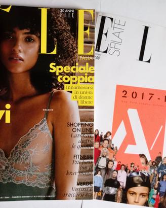 ELLE Italia agosto 2017 + suppl. Sfilate