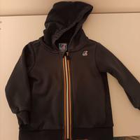 Felpa k way 3 anni blu scuro