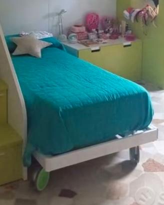 Letto singolo con materasso