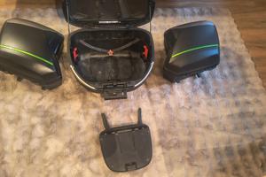 SET VALIGIE KAWASAKI + BAULETTO SHAD SH58 X