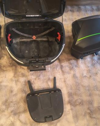 SET VALIGIE KAWASAKI + BAULETTO SHAD SH58 X