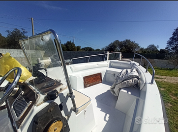 Saver 540 con motore Honda bf40a 4 tempi