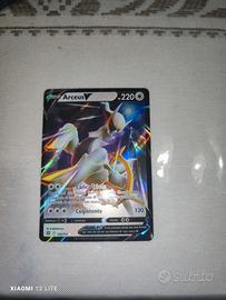 Carta Pokémon Arceus V 122/172-Holo Rara-Italiano