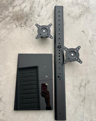 Supporto doppio monitor