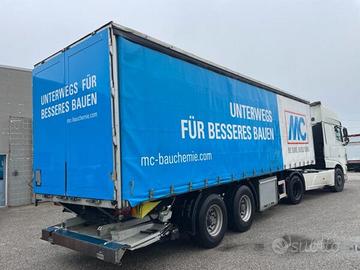 Rimorchio 2 assi con sponda