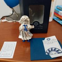 Bambolina Marcello Giorgio. Laminata in argento