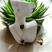 Set Collana, Orecchini e Anello