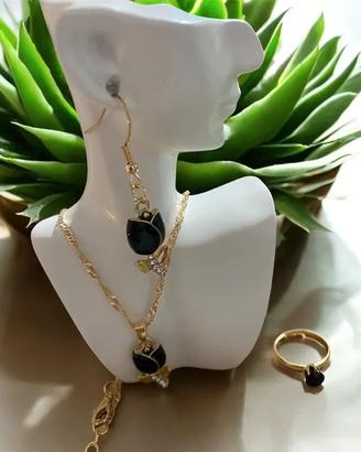 Set Collana, Orecchini e Anello