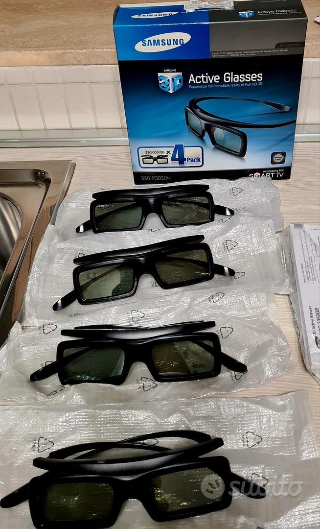 4 Occhiali Samsung 3D Active Glasses SSG-P30504 - Audio/Video In vendita a  Prato