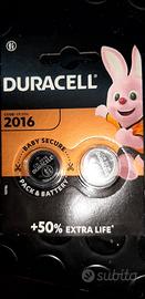 Batterie al litio CR 2016 Duracell