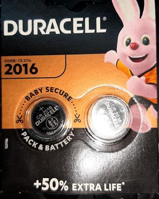 Batterie al litio CR 2016 Duracell