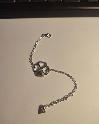 Bracciale Guess quadrifoglio di cuori