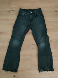 jeans flared nero sfumato zara taglia 40 