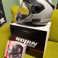 Casco Nolan N70-2X taglia M+interfono N-Com B602R