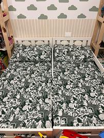 Due lettini Kritter Ikea pari al nuovo