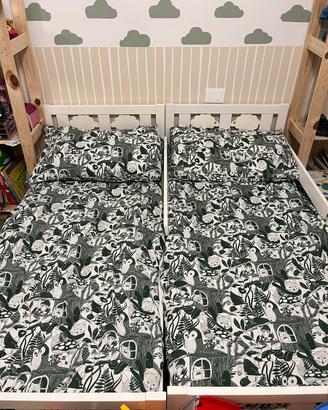 Due lettini Kritter Ikea pari al nuovo