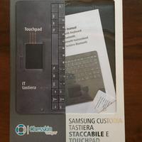 Custodia e tastiera staccabile con touchpad