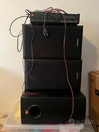 Impianto audio / casse JBL  +  amplificatore