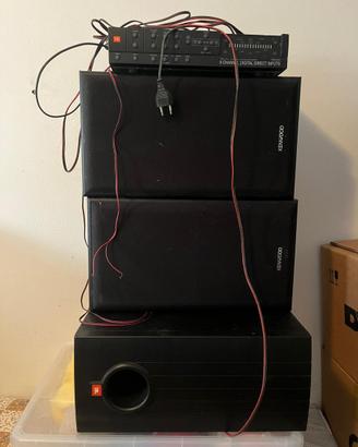 Impianto audio / casse JBL  +  amplificatore