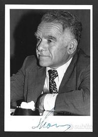 RARA FOTO FIRMA ORIGINALE YITZHAK SHAMIR  ISRAELE