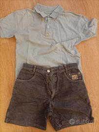 Maglia polo e pantaloncino AGESCI Scout 10 anni 