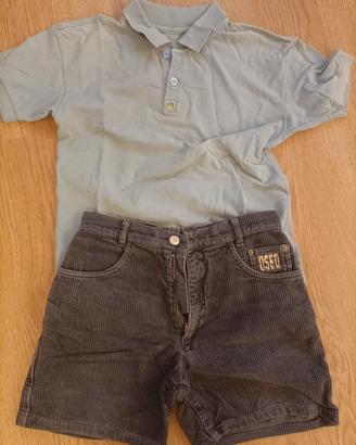 Maglia polo e pantaloncino AGESCI Scout 10 anni 