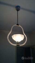 lampadario anni 50 vetro murano