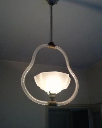 lampadario anni 50 vetro murano