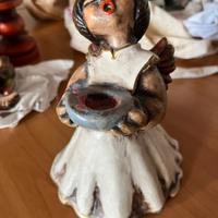 Angioletto porta candele Thun originale antico