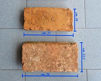 Mattoncini antichi pieni in cotto rosso
