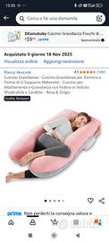 cuscino per gravidanza 