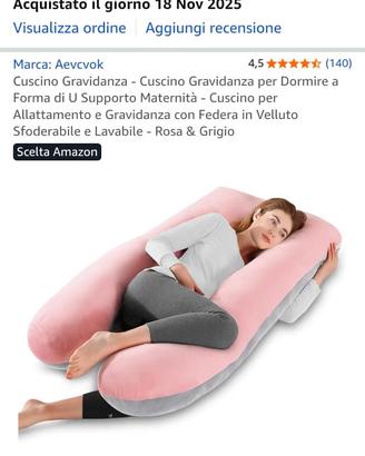 cuscino per gravidanza 