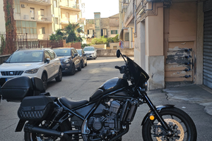 Honda rebel cmx 1100 dct black custom in garanzia