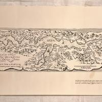 Stampa numerata Lago di Como - Conte Jovio XVI sec