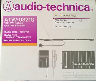 Audio-Technica ATW-0321G wireless system chitarra