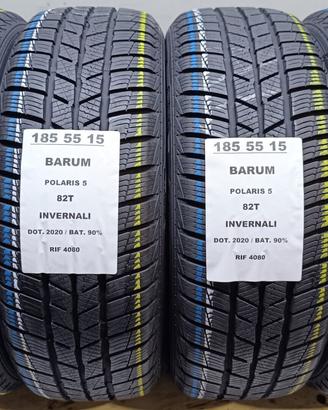 4 GOMME 185 55 15 BARUM INV RIF4080