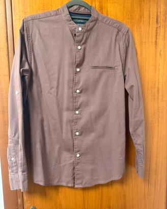 Camicia coreana uomo taglia S bordò