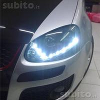 Fari anteriori drl vw golf 5 led dayline