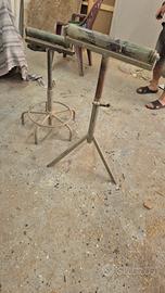 Cavalletti a rullo officina / falegnameria