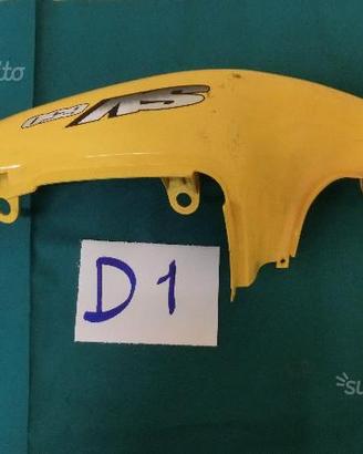 Fianco posteriore sinistro suzuki sv650 giallo