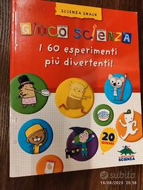Libro per ragazzi "Gioco scienza" i 60 esperimenti