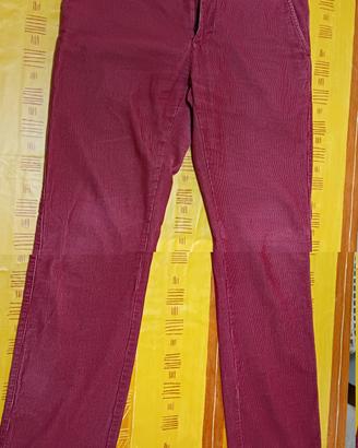 Pantaloni rossi in velluto OVS