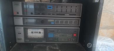 Impianto Stereo Hi-Fi Vintage SONY Completo